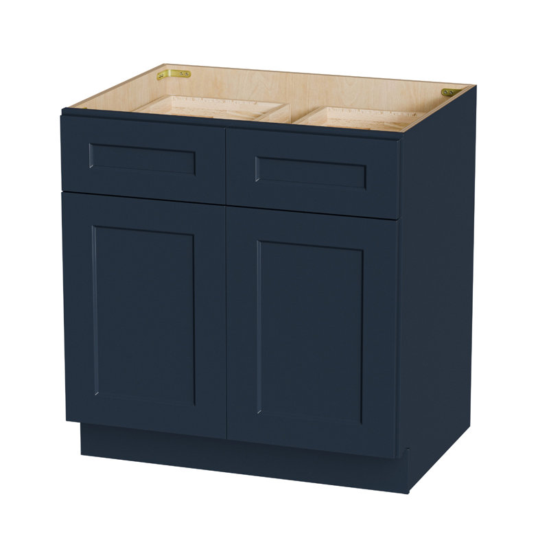 Armoire de base 33 po bleu marine Shaker