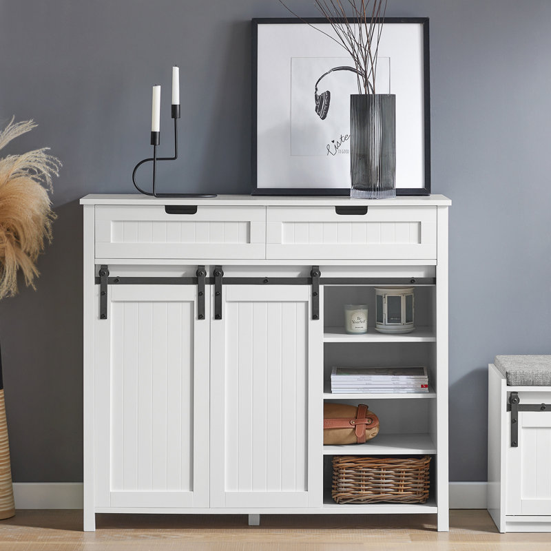 One 2 - Door Rectangle Accent Cabinet