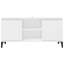 Steyning Unfinished TV Stand with Fireplace Included-1968540486