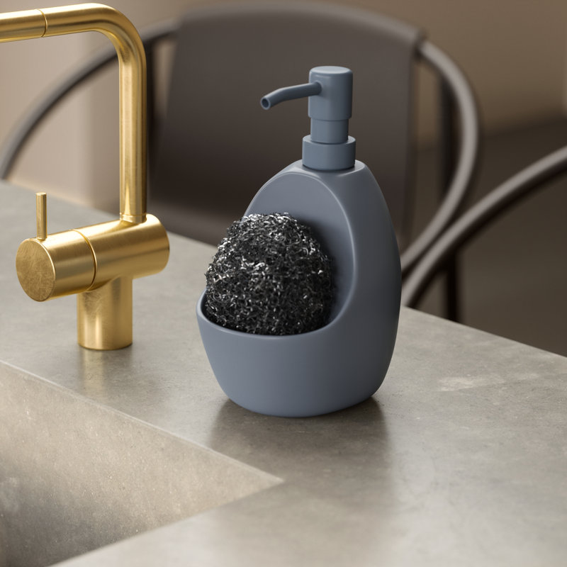 Distributeur de savon Joey, Bleu ardoise