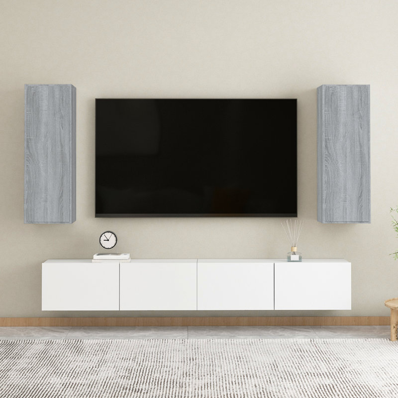 TV Stand for TVs, Grey