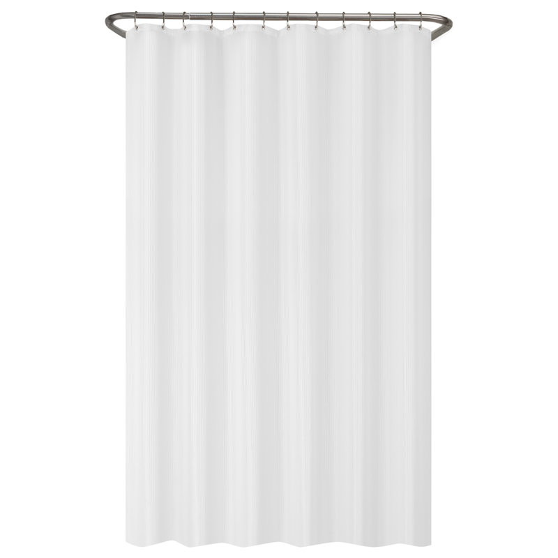 Doublure de rideau de douche Savino, Blanc