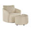 Fauteuil d'appoint pivotant en velours côtelé Doniphan-1619517934