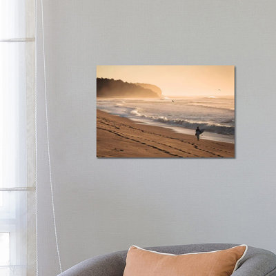 Sunrise Surfer by James Vodicka - Wrapped Canvas Gallery-Wrapped Canvas Giclée