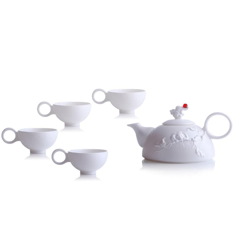 China Floral Teapot Set