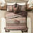 Full/Queen Size Red Bedroom With 5 Piece Quilt And Pillows Reversible In 2 Decorative Pillows,-121318475-121318476