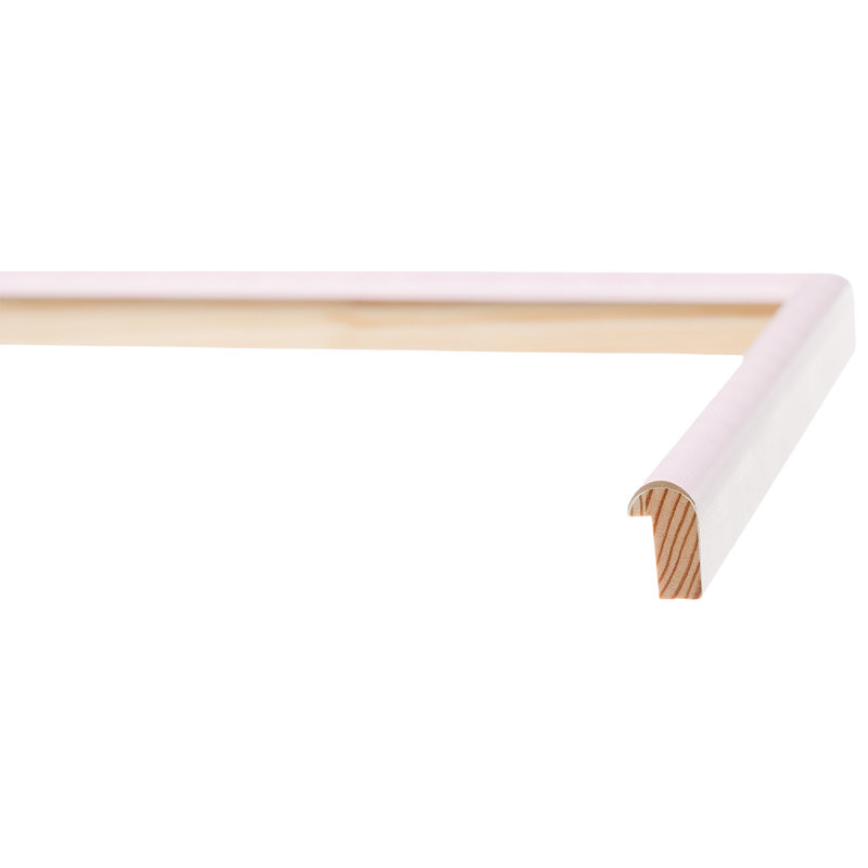 Cadre pour photo simple en bois embossé, 4" x 6", Rose