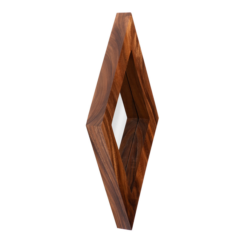 Diamond Rustic Accent Mirror