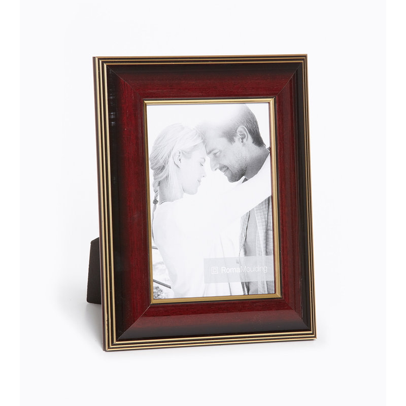 Cadre photo Ramino, 8" x 10", Acajou / or