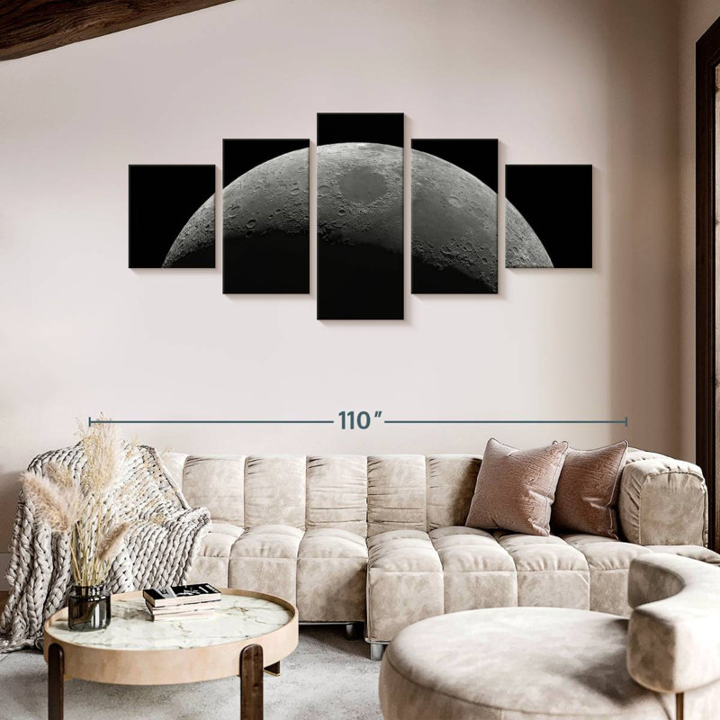 Dull Moon, 42" H x 92" W