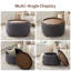 Caysey 30.1" W Upholstered Round Storage Ottoman with Wooden Tray-1265259782