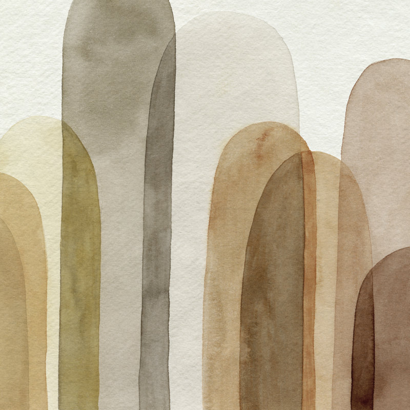 Desert Watercolour Arches II by Grace Popp - Wrapped Canvas Painting, 91cm H x 91cm W