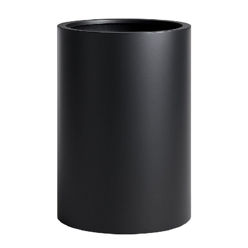 Paes Handmade Planter, 24" H x 16" W x 16" D, Black