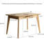 Table en chêne massif naturel avec plateau extensible, de 6 à 8 couverts, résistante à l'eau, design stable, plateau télescopique, fini anti-rayures, idéale pour un usage familial.