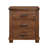 Rustic Three Drawer Reclaimed Solid Wood Farmhouse Nightstand Set of Two
