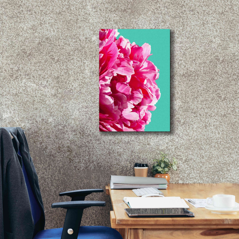 «Pink Peony» par Lexie Greer, H 26 po x l 18 po x P 0,75 po