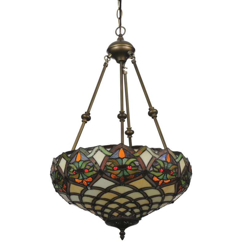 Luminaire suspendu bol simple 2 lumières Diane