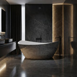 69.8'' L Freestanding Soaking Bathtub