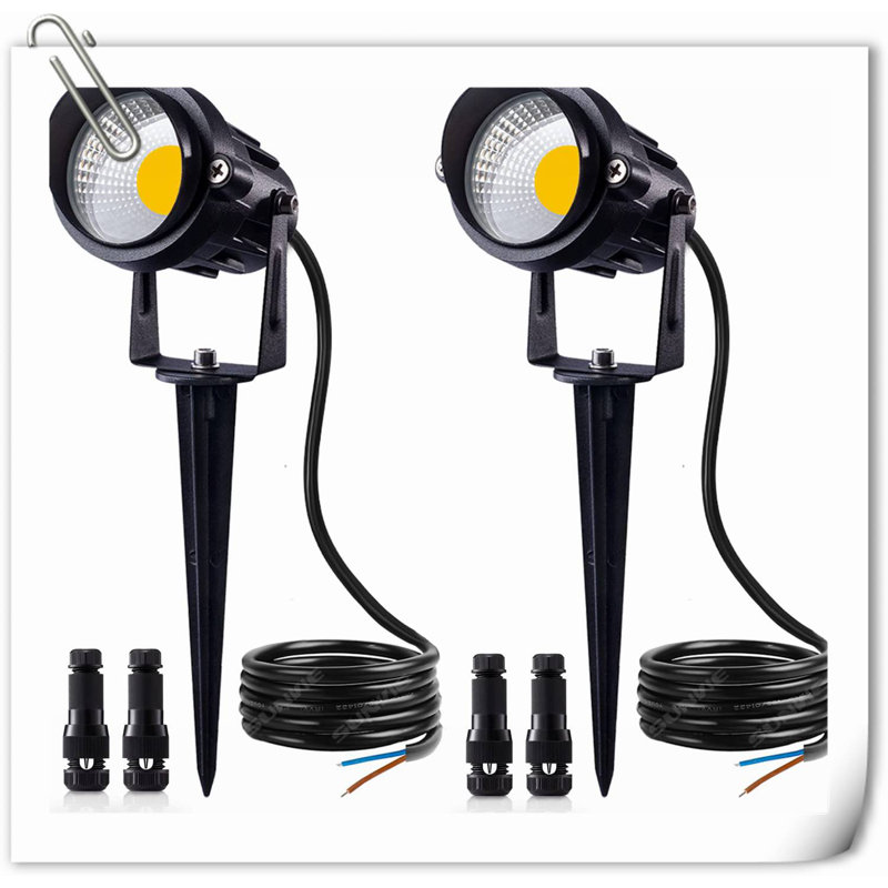 Projecteur à DEL intégré en aluminium noir satiné à basse tension