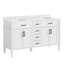 Meuble-lavabo double 60 po avec plateau en marbre Dayan-2129283015