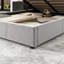 Metal Ottoman Storage Bed