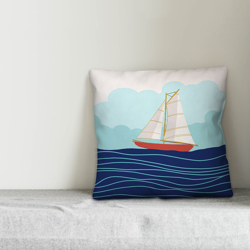  Housse et insert de coussin extérieur d'extérieur, H 20 po x l 20 po, Polyester / Bourre en polyester
