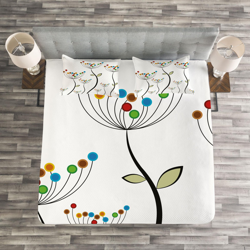 Modern & Contemporary No Coverlet, Queen Coverlet + 2 Shams