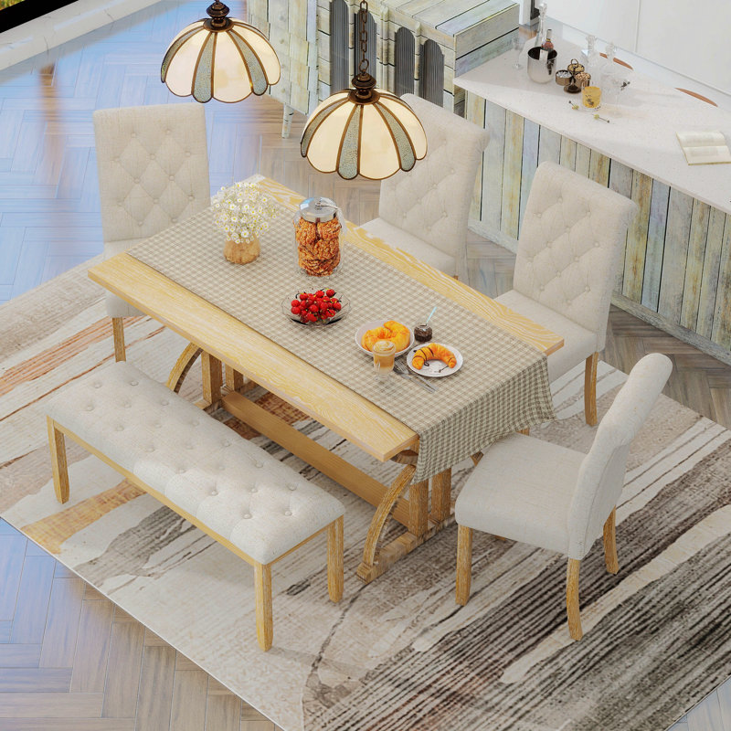 Chaise d'appoint Braughton, Naturel