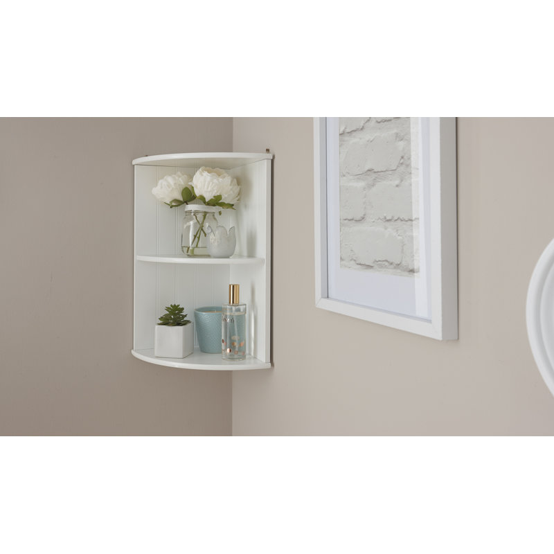 Symons 2 Piece Wood Bathroom Cabinet, White