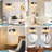 Modern Bathroom Vanity Light Fixture With Glass Shade, 2-Light Wall Sconce For Mirror, E26 Socket, Easy Installation-904353010-904353022