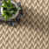 Malaya Herringbone Power Loom Brown/Tan Indoor/Outdoor Rug