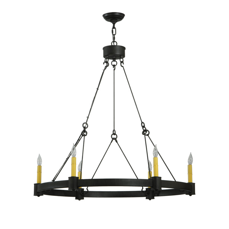 Rustic Lodge 6 - Light Chandelier