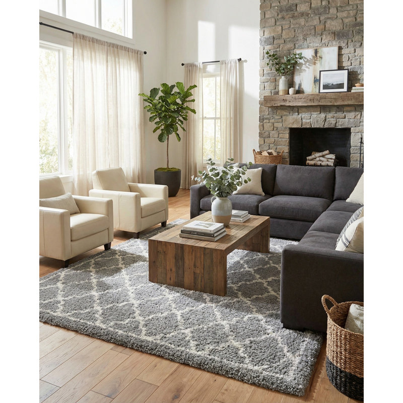 Tarquinio Rug, Gray, Rectangle 3'1'' x 5'3''