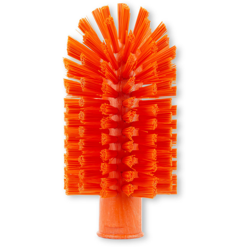 Cleaning Brushes, Orange, 5.90" H x 5.90" L x 3" W