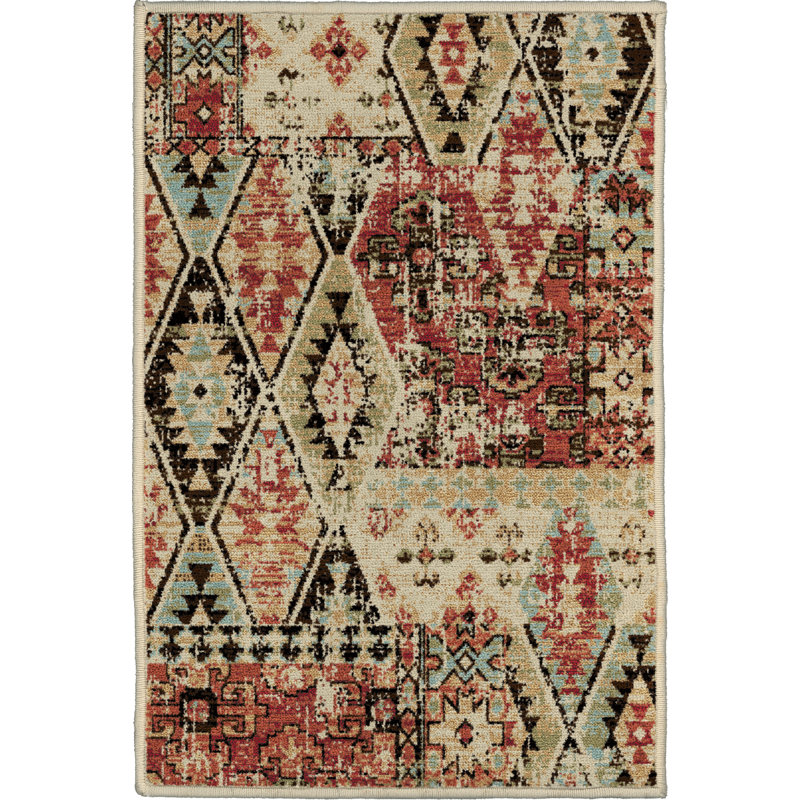 Bahena Southwestern Indoor Rug, Rectangle 2'3" x 3'3"