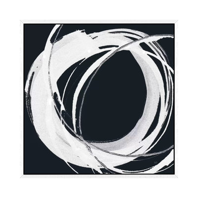 Gilded Enso I BW by Chris Paschke - Print on Canvas