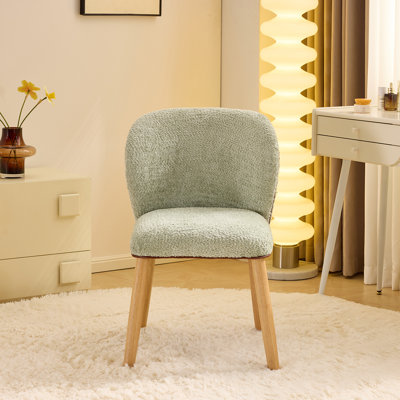 Modern Curved Back Accent Chair