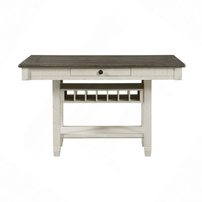Table de salle à manger à hauteur de comptoir 1Pc avec tiroirs de rangement