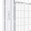 Parc pour chien pliable 24 po de hauteur, 8 panneaux, enclos pour chiots robuste, intérieur extérieur, rouille, fer, pour différentes tailles d'animaux de compagnie, rouille et zone affectueuse-1343348878