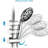 5 Inch Rain Shower & 7-Spray Handheld With 26" Slide, Easy Installation, Angle-Adjustable, Nozzles, Stable 1.8Gpm Flow, Manual Control Bathroom : Showerhead And Adjustable, Dual Flow 1.8Gpm, No Wall-126125486