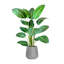 Madagascar Faux Palm Tree in Fiberstone Planter