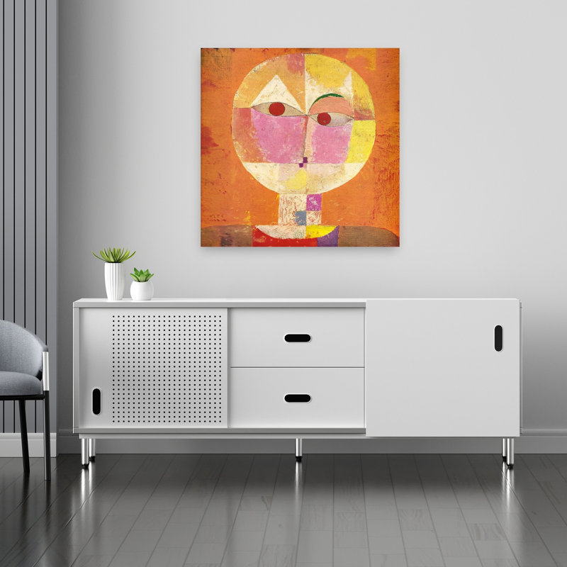 Impression d'art contemporain abstrait Senecio, H 36 po x l 36 po