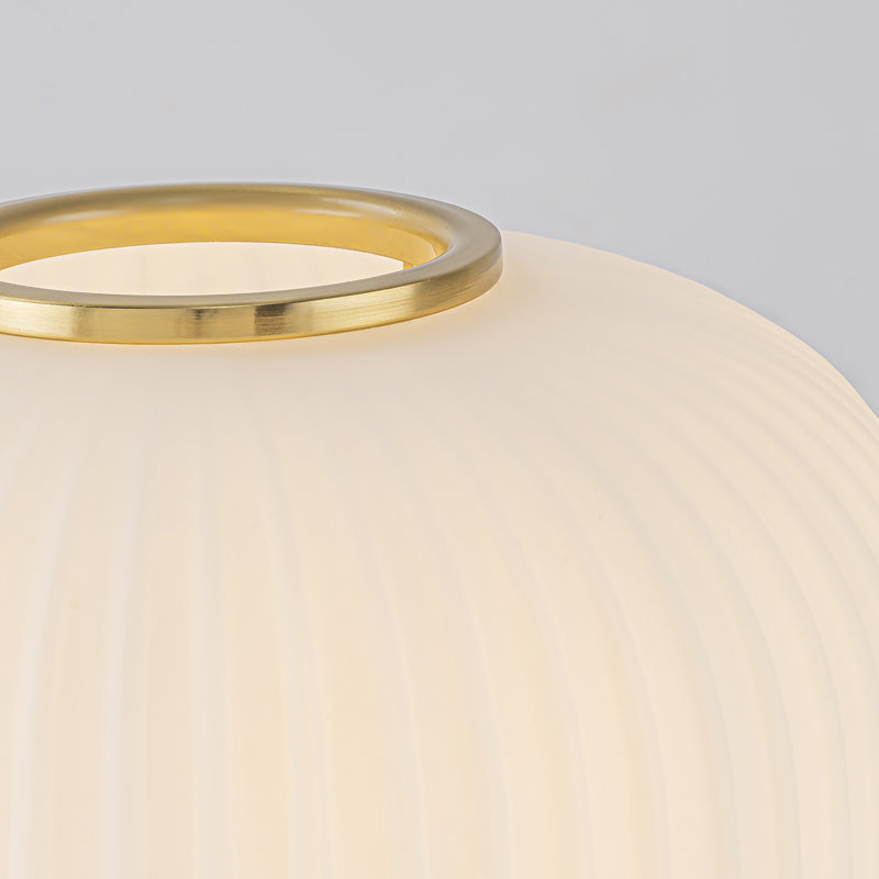 Lampe de table en verre 11 pouces