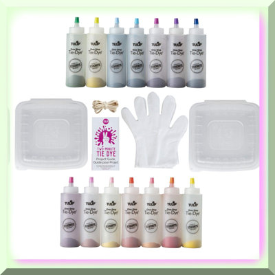 Two-Minute Tie Dye Kit with 14 Bright Colors