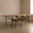American style retro solid wood dining table-109025602