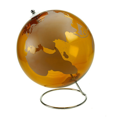 Glass Tabletop Globe
