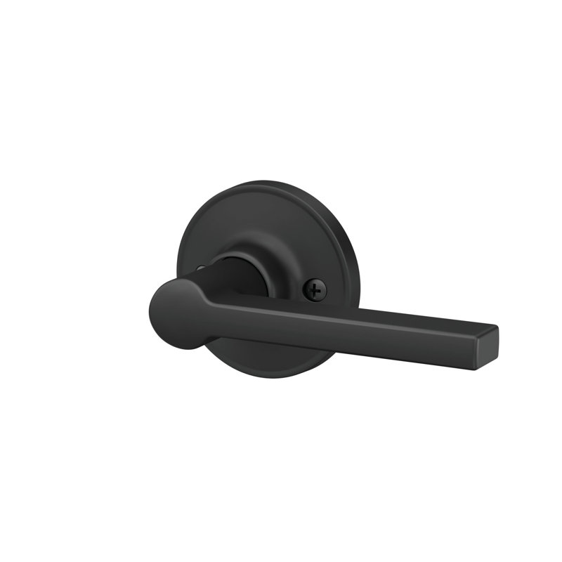 Solstice Lever Non-Turning Lock, Matte Black