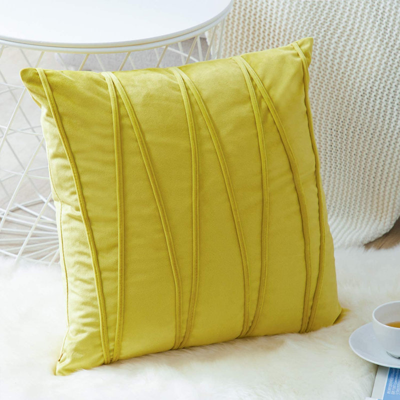 Housse de coussin Chevron, 18 po x 18 po, Orange