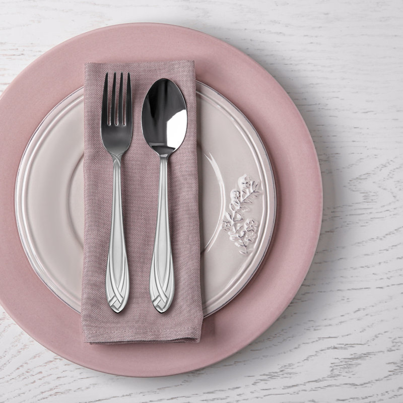 54 Piece Flatware Set, Service for 8