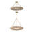Roxanne Wagon Wheel Chandelier-124538397